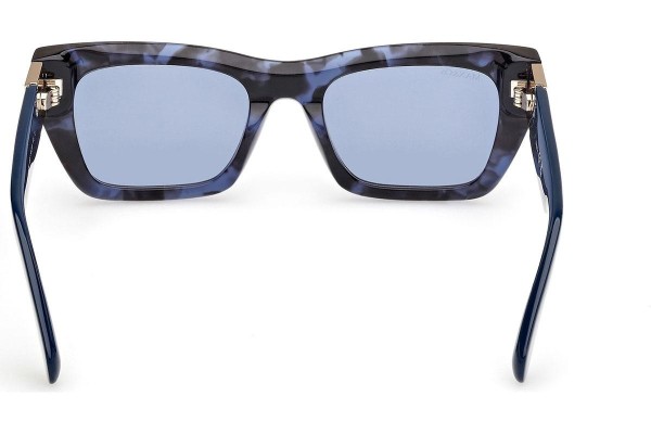 Ochelari de soare Max&Co. MO0124 55V Cat Eye Albaștri