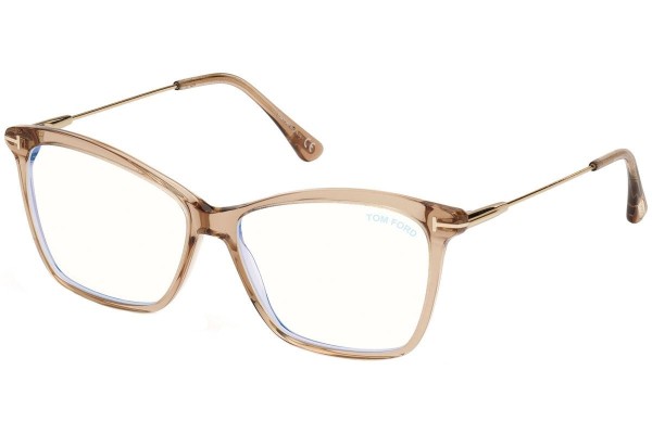 Ochelari Tom Ford FT5687-B 045 Cat Eye Maro