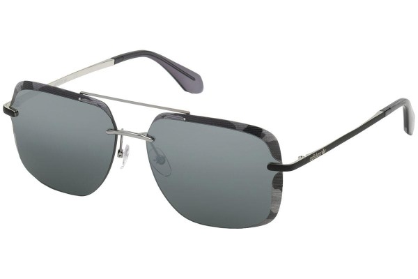 Ochelari de soare Adidas Originals OR0017 68C Pilot Gri