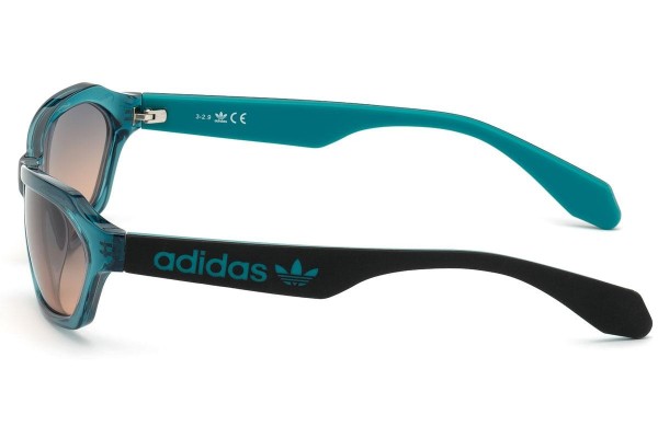 Ochelari de soare Adidas Originals OR0021 87W Cat Eye Albaștri