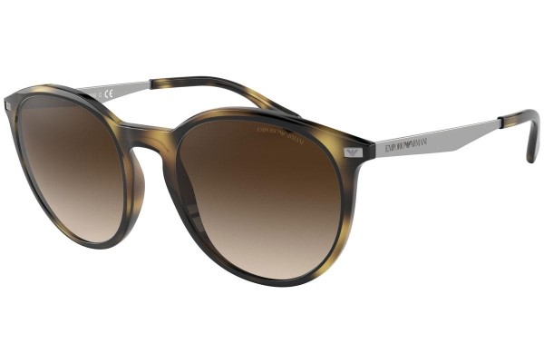 Ochelari de soare Emporio Armani EA4148 508913 Rotunzi Havana