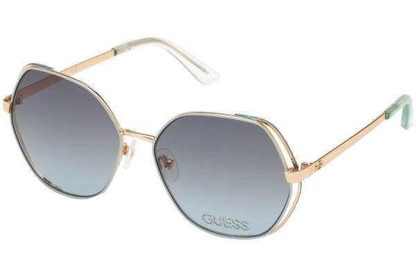 Ochelari de soare Guess GU7696-S 93P Oversize Aurii