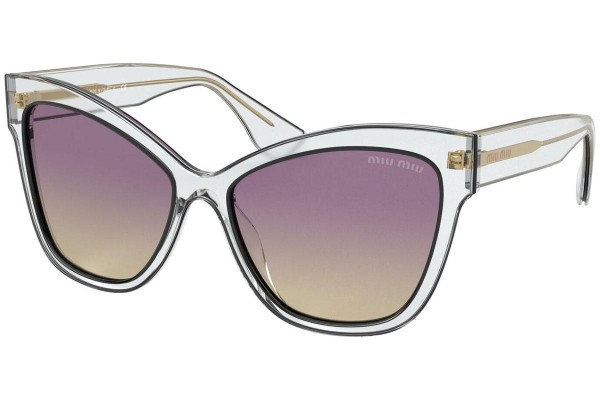 Ochelari de soare Miu Miu MU08VS 03I09B Cat Eye Cristal