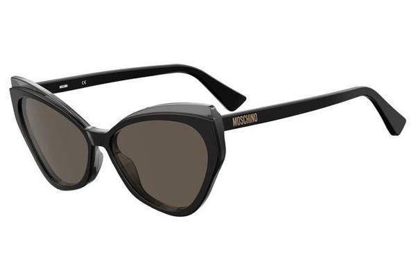 Ochelari de soare Moschino MOS081/S 08A/IR Cat Eye Negri