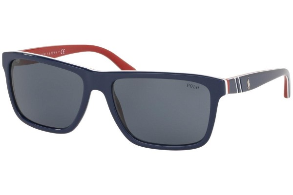 Ochelari de soare Polo Ralph Lauren PH4153 566787 Pătrați Albaștri