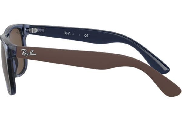 Ochelari de soare Ray-Ban Junior Junior Justin RJ9069S 706873 Pătrați Albaștri