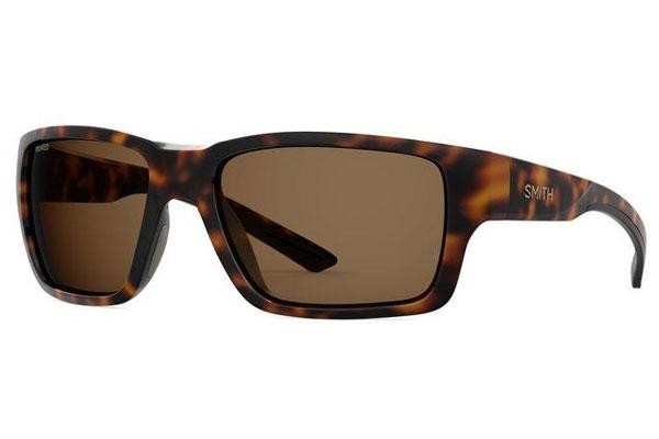 Ochelari de soare Smith OUTBACK 086/SP Polarized Dreptunghiulari Havana