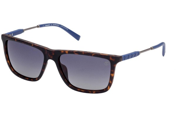 Ochelari de soare Timberland TB9242 52D Polarized Dreptunghiulari Havana