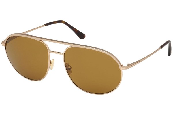 Ochelari de soare Tom Ford FT0772 29E Pilot Aurii