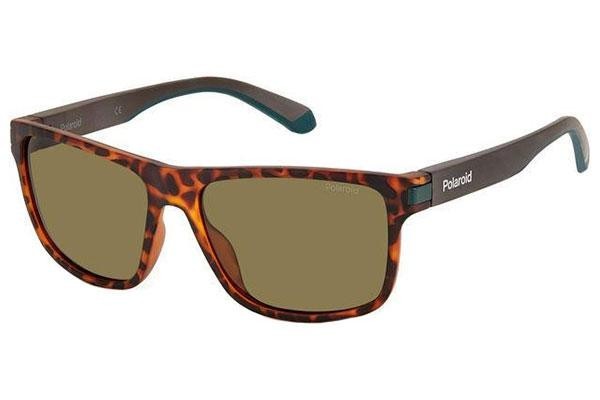 Ochelari de soare Polaroid PLD2123/S PHW/SP Polarized Pătrați Havana