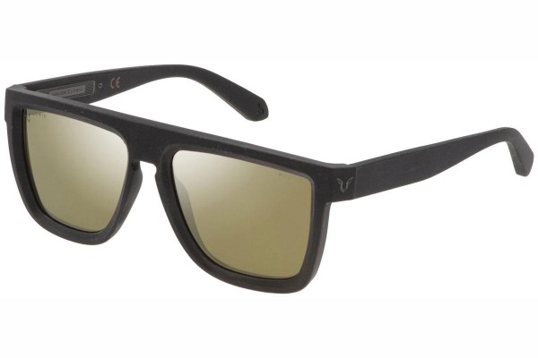 Ochelari de soare Police Lewis 44 SPLE39 0J35 Flat Top Maro