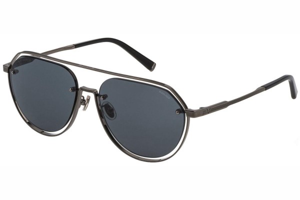 Ochelari de soare Police Lewis 35 SPLE17 0568 Rotunzi Gri