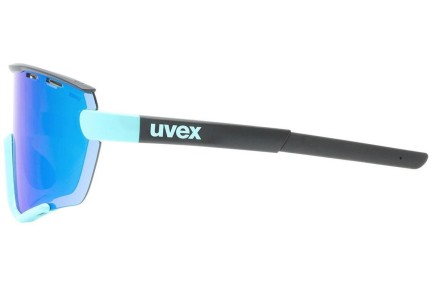 Ochelari de soare uvex sportstyle 236 small set Aqua / Black Mat S3,S0 Lentilă unică | Shield Albaștri