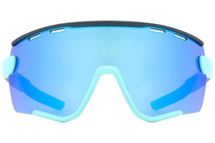 Ochelari de soare uvex sportstyle 236 small set Aqua / Black Mat S3,S0 Lentilă unică | Shield Albaștri