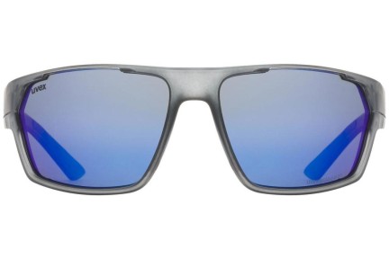 Ochelari de soare uvex sportstyle 233 P Smoke Mat S3 Polarized Dreptunghiulari Gri