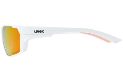 Ochelari de soare uvex sportstyle 233 P White Mat S3 Polarized Dreptunghiulari Albi