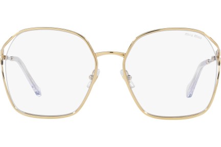 Ochelari de soare Miu Miu MU52WS 5AK08N Oversize Aurii