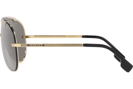 Ochelari de soare Versace Medusa Mesmerize VE2243 10026G Lentilă unică | Shield Aurii