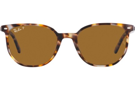 Ochelari de soare Ray-Ban Elliot RB2197 135757 Polarized Pătrați Havana