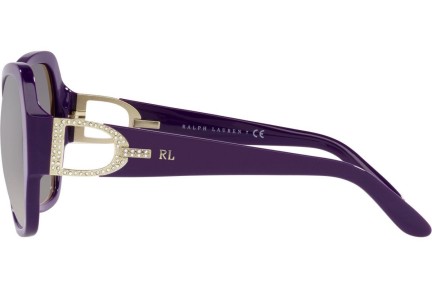 Ochelari de soare Ralph Lauren RL8202B 5412V6 Cat Eye Violeți