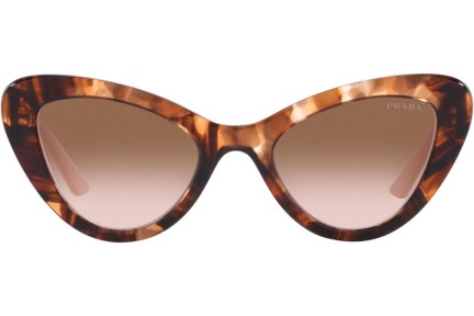 Ochelari de soare Prada PR13YS 07R0A6 Cat Eye Havana