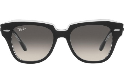 Ochelari de soare Ray-Ban Junior Junior State Street RJ9186S 711611 Pătrați Negri