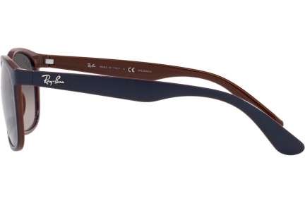 Ochelari de soare Ray-Ban RB4374 6601M3 Polarized Pătrați Albaștri