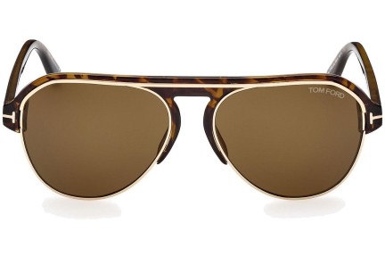 Ochelari de soare Tom Ford FT0929 52J Pilot Havana