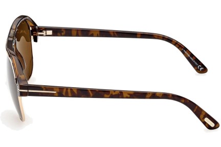 Ochelari de soare Tom Ford FT0929 52J Pilot Havana