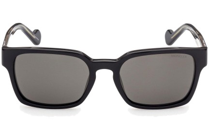 Ochelari de soare Moncler ML0143 01D Polarized Pătrați Negri