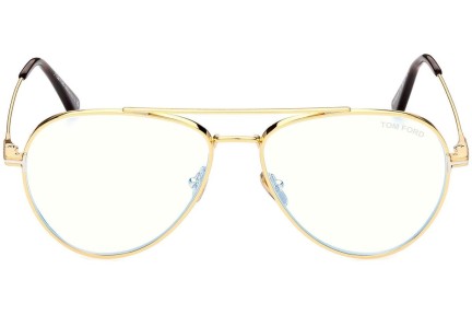 Ochelari Tom Ford FT5800-B 030 Pilot Aurii