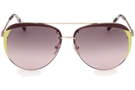 Ochelari de soare Emilio Pucci EP0154 71F Pilot Aurii