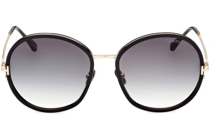 Ochelari de soare Tom Ford FT0946 01B Rotunzi Negri