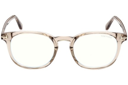 Ochelari Tom Ford FT5819-B 057 Rotunzi Bej