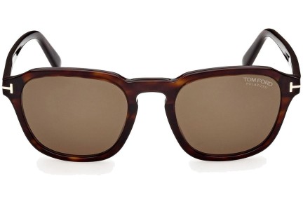 Ochelari de soare Tom Ford FT0931 52H Polarized Rotunzi Havana