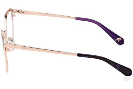 Ochelari Guess GU5217 083 Cat Eye Violeți