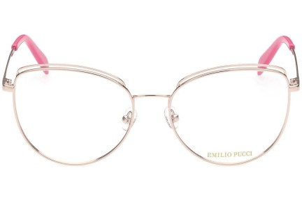 Ochelari Emilio Pucci EP5168 028 Rotunzi Aurii