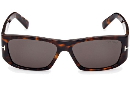 Ochelari de soare Tom Ford FT0986 52A Dreptunghiulari Havana