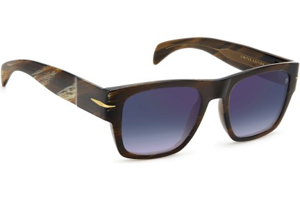 Ochelari de soare David Beckham Limited Edition DB7000/SBOLD EX4/BT Pătrați Maro