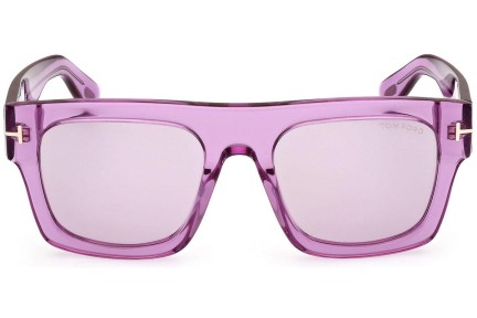 Ochelari de soare Tom Ford Fausto FT0711 81Y Flat Top Violeți