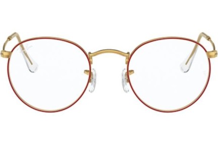 Ochelari Ray-Ban Round Metal Classic RX3447V 3106 Rotunzi Roșii