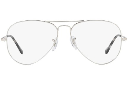 Ochelari Ray-Ban Aviator Optics RX6489 2501 Pilot Argintii