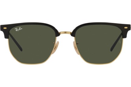 Ochelari de soare Ray-Ban New Clubmaster RB4416 601/31 Browline Aurii