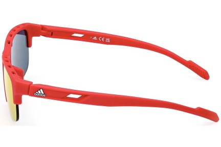 Ochelari de soare Adidas Sport SP0068 66L Dreptunghiulari Roșii