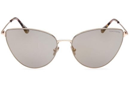 Ochelari de soare Tom Ford FT1005 32C Cat Eye Aurii