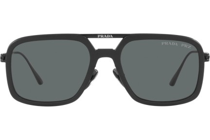 Ochelari de soare Prada PR57ZS 1BO5Z1 Polarized Pătrați Negri