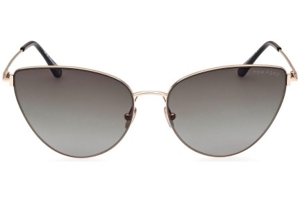 Ochelari de soare Tom Ford FT1005 28B Cat Eye Aurii