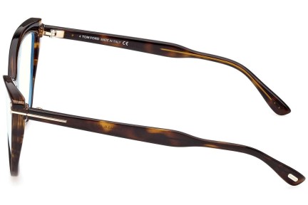 Ochelari Tom Ford FT5843-B 052 Cat Eye Havana