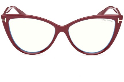 Ochelari Tom Ford FT5843-B 074 Cat Eye Roșii