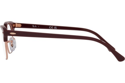 Ochelari Ray-Ban Clubmaster RX5154 8230 Browline Roșii